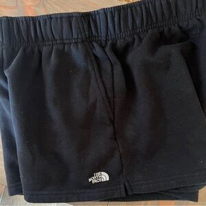 North face cozy black shorts size small